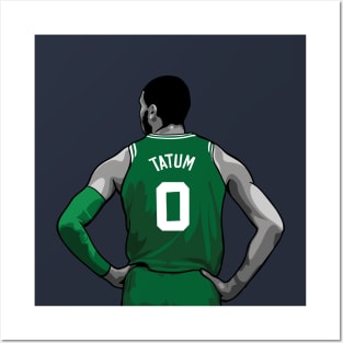 Jayson Tatum Vector Standing Posters and Art